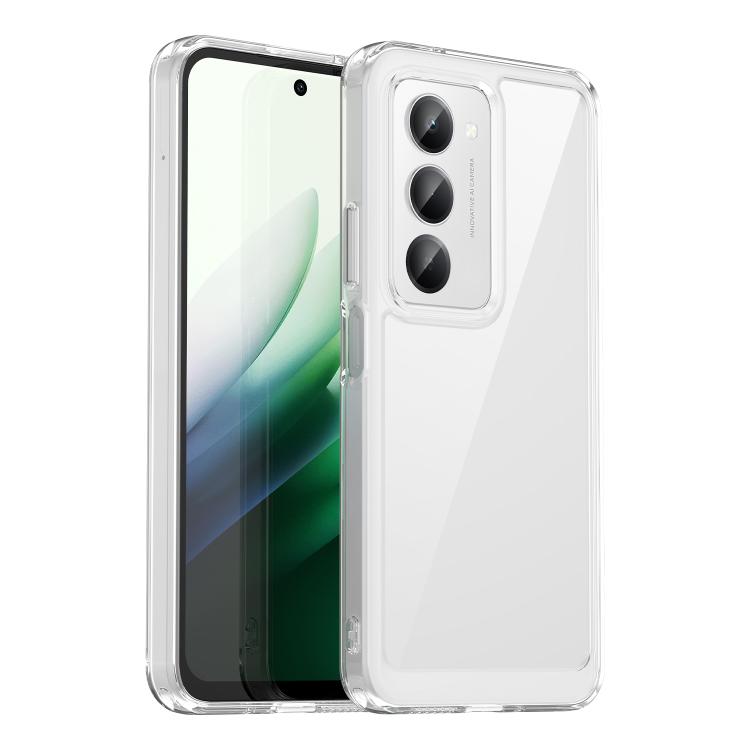 

For Redmi 15 5G / 4G EU 171mm Colorful Series Acrylic Hybrid TPU Phone Case(Transparent)