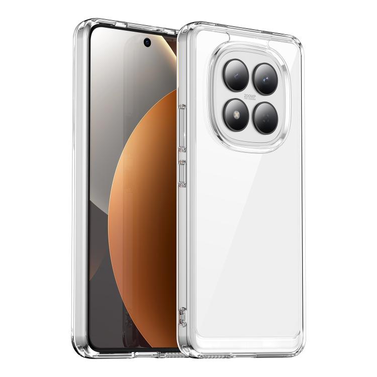 

For Redmi Note 15 Pro 4G Global 163.2mm Colorful Series Acrylic Hybrid TPU Phone Case(Transparent)