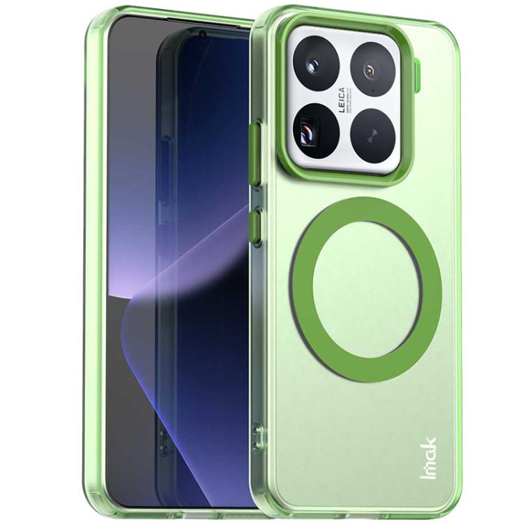 

For Xiaomi 15 Pro IMAK Candy Series Shockproof MagSafe Phone Case(Green)