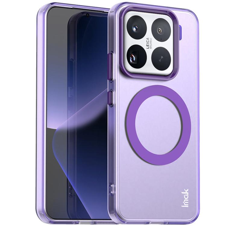 

For Xiaomi 15 Pro IMAK Candy Series Shockproof MagSafe Phone Case(Purple)