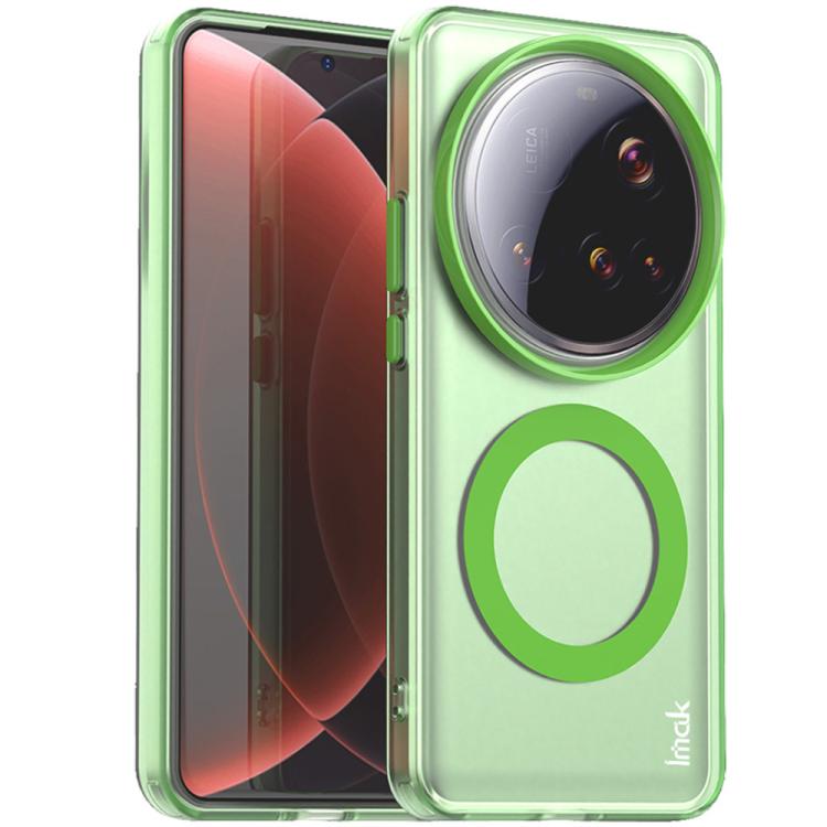 

For Xiaomi 15 Ultra IMAK Candy Series Shockproof MagSafe Phone Case(Green)