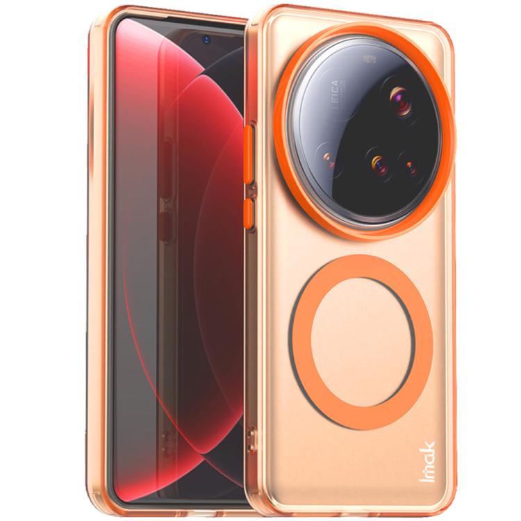 

For Xiaomi 15 Ultra IMAK Candy Series Shockproof MagSafe Phone Case(Orange)
