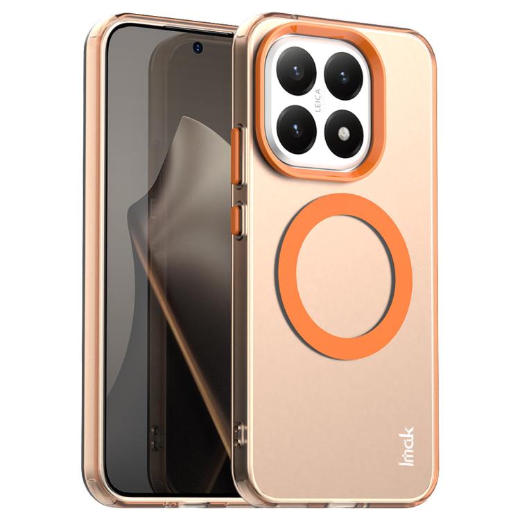

For Xiaomi 15T 5G IMAK Candy Series Shockproof MagSafe Phone Case(Orange)