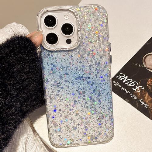 

For iPhone 15 Pro Max Starry Sky Gradient IMD Phone Case(Blue)