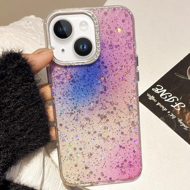 

For iPhone 15 Starry Sky Gradient IMD Phone Case(Colorful)