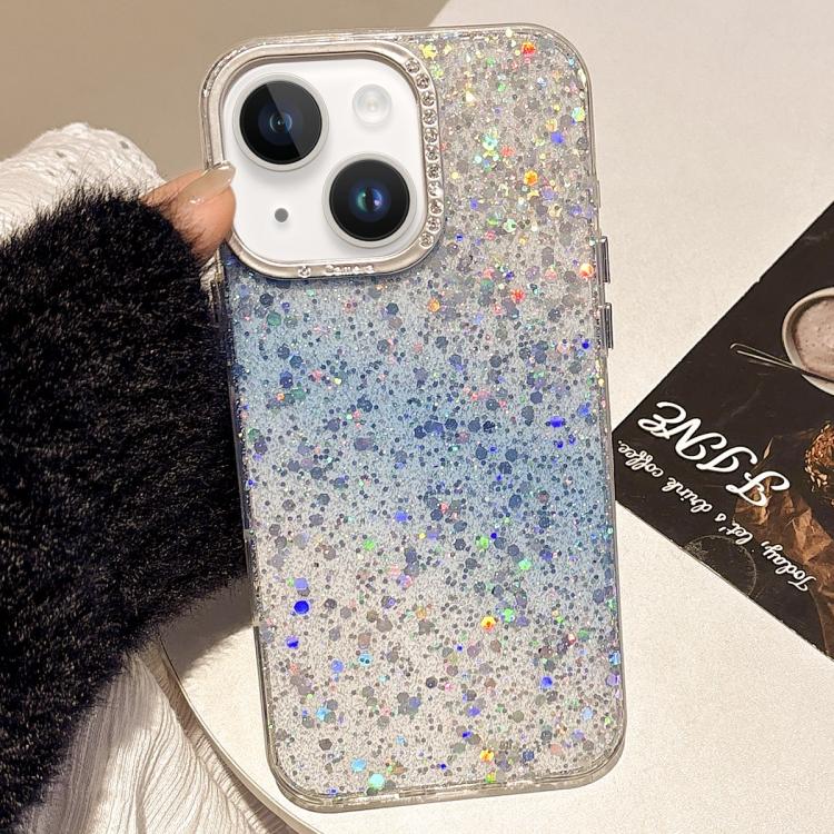

For iPhone 13 Starry Sky Gradient IMD Phone Case(Blue)