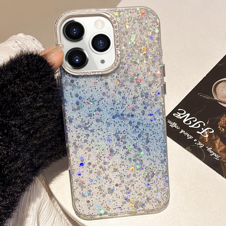 

For iPhone 12 Pro Max Starry Sky Gradient IMD Phone Case(Blue)