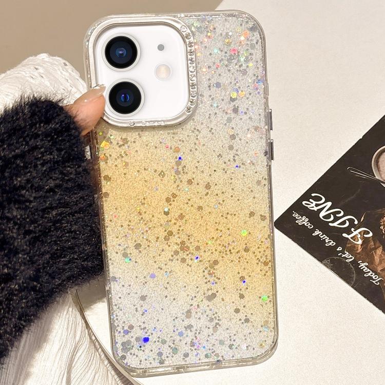 

For iPhone 11 Starry Sky Gradient IMD Phone Case(Yellow)