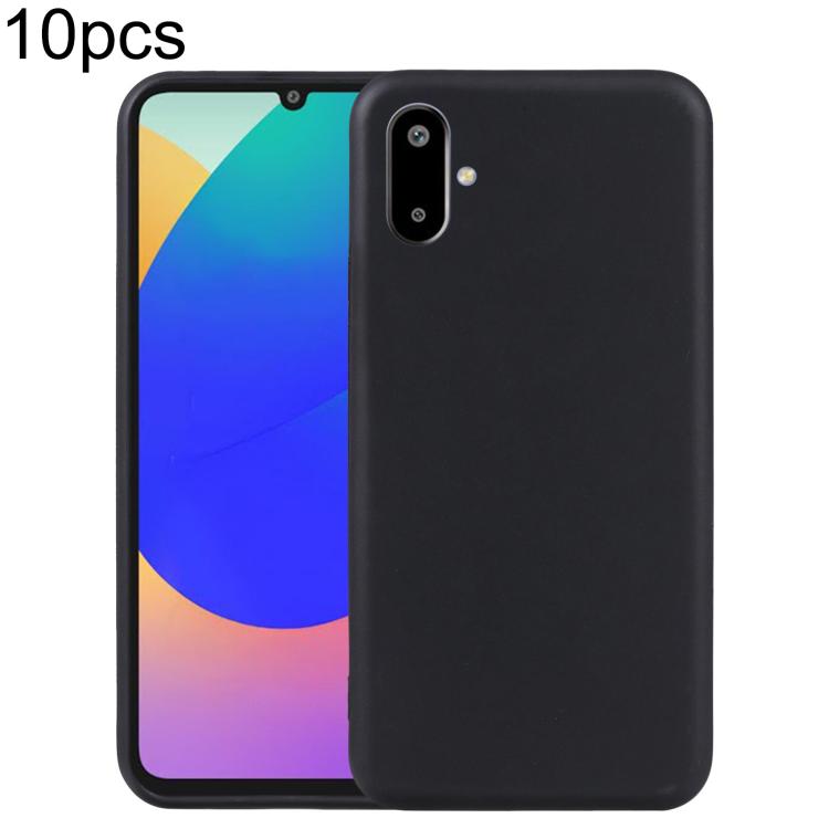 For Samsung Galaxy F06 5G 10pcs TPU Phone Case(Black)