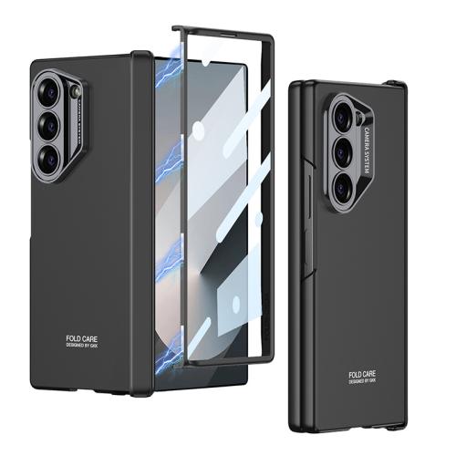 

For Samsung Galaxy Z Fold6 GKK Integrated Magnetic Folding Hinge All-inclusive Explorer Phone Case(Black)