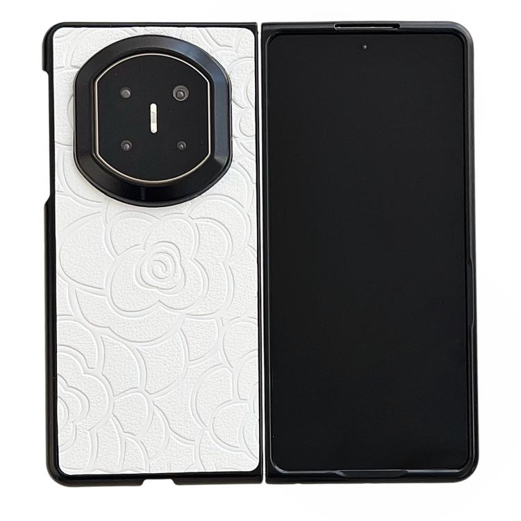 

For Huawei Mate X7 Impression Camellia Pattern Protective Phone Case(White)