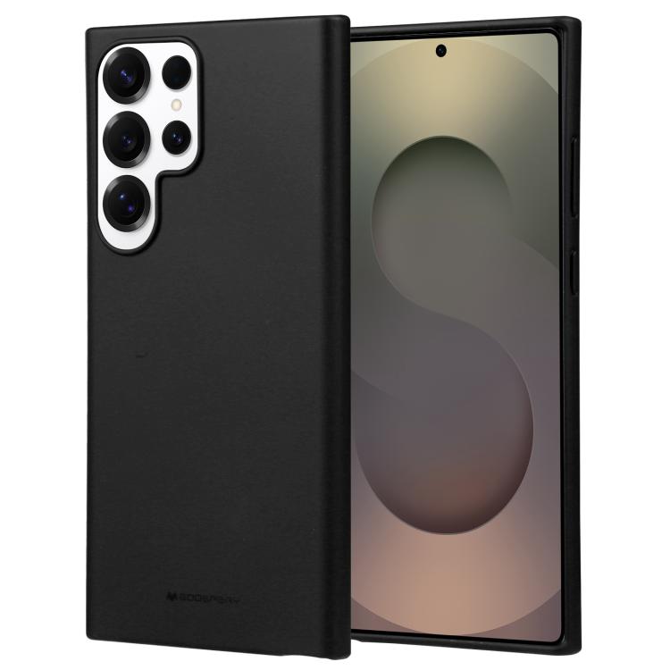 

For Samsung Galaxy S25 Ultra 5G GOOSPERY SOFT FEELING Liquid TPU Soft Phone Case(Black)
