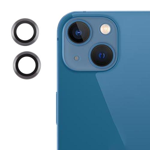 

For iPhone 13 / 13 mini Back Camera Cover 9H Tempered Glass Lens Film(Titanium)