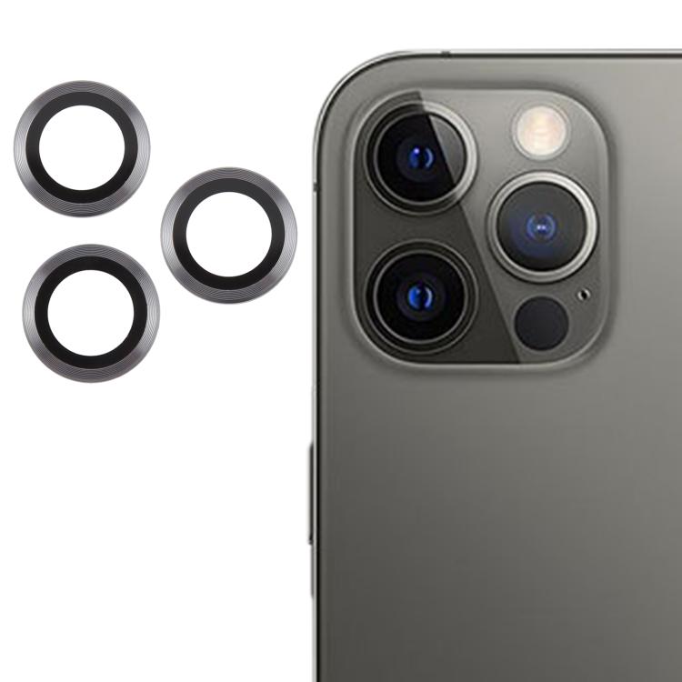 

For iPhone 12 Pro Back Camera Cover 9H Tempered Glass Lens Film(Titanium)