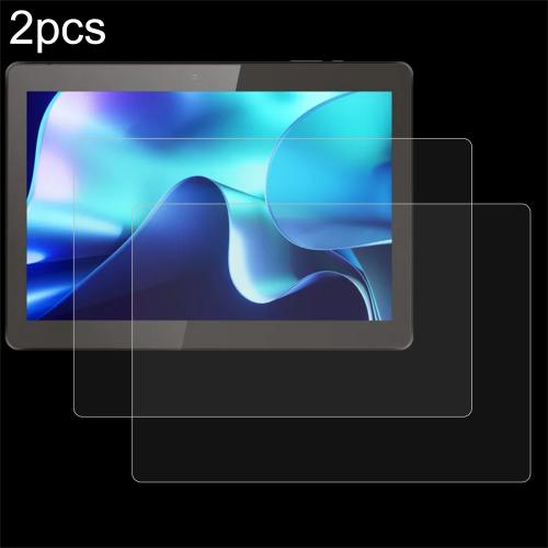 

For Logicom Tab 134 10.1 2pcs 9H 0.3mm Explosion-proof Tempered Glass Film