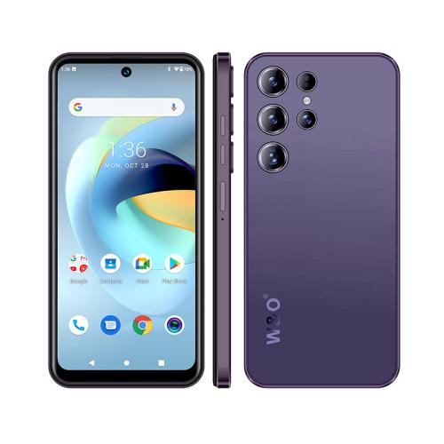 

W&O X500 Pro, 4GB+128GB, 6.8 inch Android 10 Mediatek MT6765 Helio P35 Octa Core, Network: 4G, Plug:EU Plug(Purple)