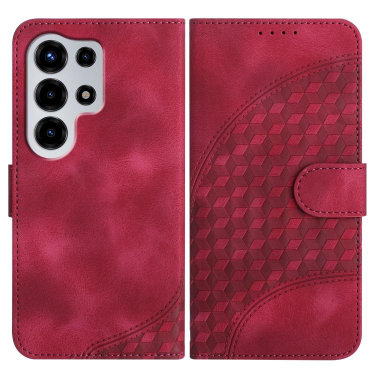 

For Itel Super 26 Ultra Elephant Head Embossed Phone Leather Case with Lanyard(Rose Red)