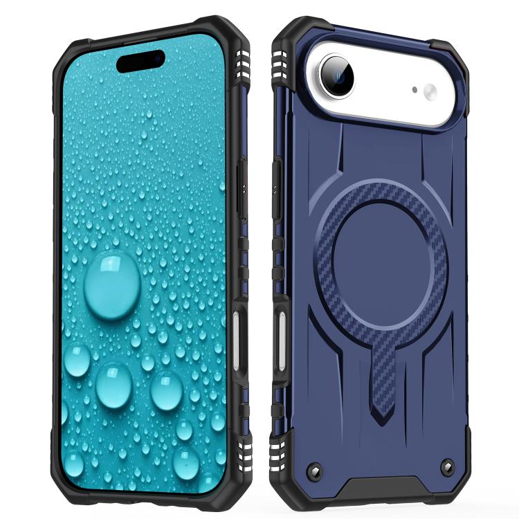 

For iPhone Air Straship MagSafe TPU Hybrid PC Phone Case(Blue)