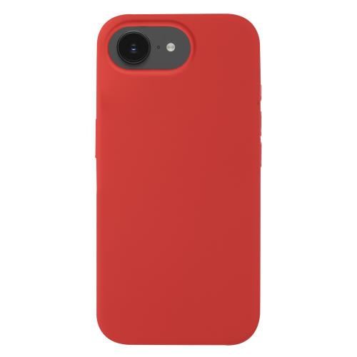 

For iPhone 16e Liquid Silicone Phone Case(Carmine Red)
