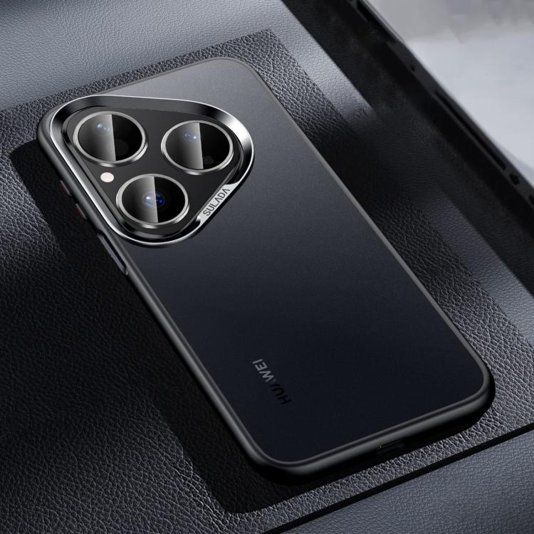 

For Huawei Pura 80 5G SULADA Skin Feel Matte Shockproof Phone Case(Black)