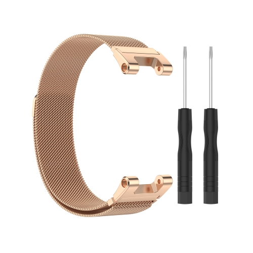 Correa Acero para Amazfit BIP U PRO Negro y Dorado