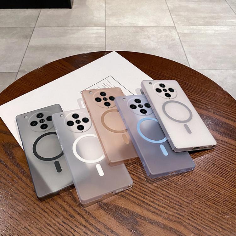 

For OPPO Find X8 Pro Fine Hole Ice Fog MagSafe PC Phone Case(Transparent Black)