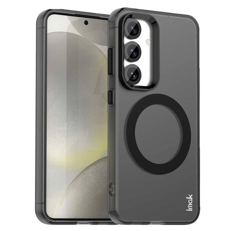 

For Samsung Galaxy S25+ 5G IMAK Candy Series Shockproof MagSafe Phone Case(Black)