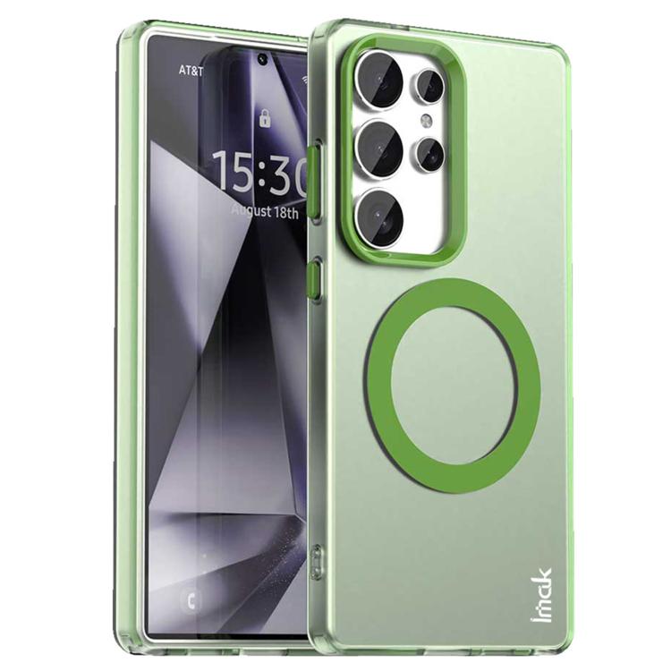 

For Samsung Galaxy S25 Ultra 5G IMAK Candy Series Shockproof MagSafe Phone Case(Green)