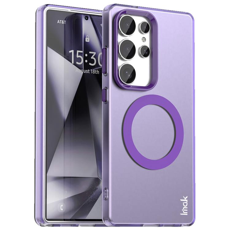 

For Samsung Galaxy S25 Ultra 5G IMAK Candy Series Shockproof MagSafe Phone Case(Purple)