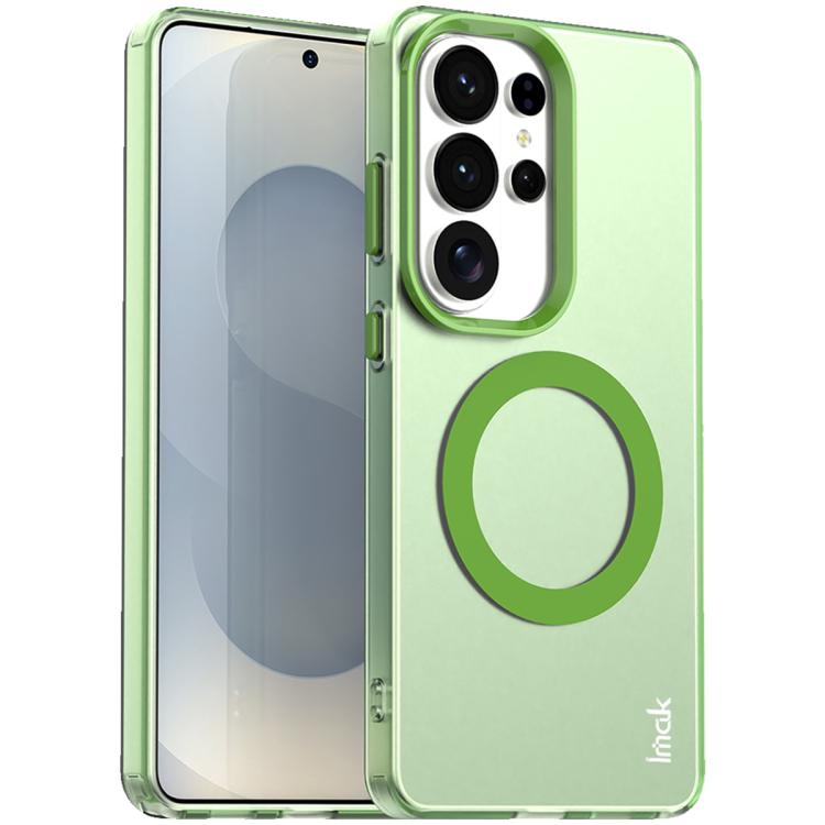 

For Samsung Galaxy S26 Ultra 5G IMAK Candy Series Shockproof MagSafe Phone Case(Green)