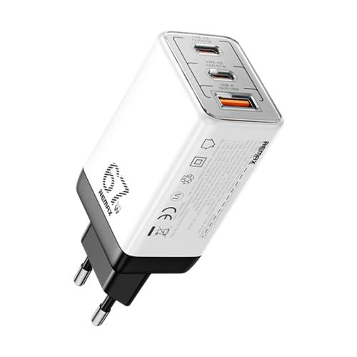 

REMAX RP-U159PRO Figen Series 67W Dual Type-C USB GaN Laptop Charger, Plug:EU Plug(White)