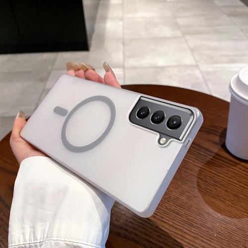 

For Samsung Galaxy S21 5G Ice Fog MagSafe PC Phone Case(Titanium Grey)