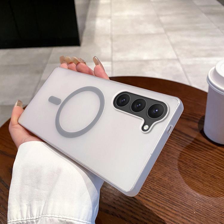 

For Samsung Galaxy S23+ 5G Ice Fog MagSafe PC Phone Case(Titanium Grey)