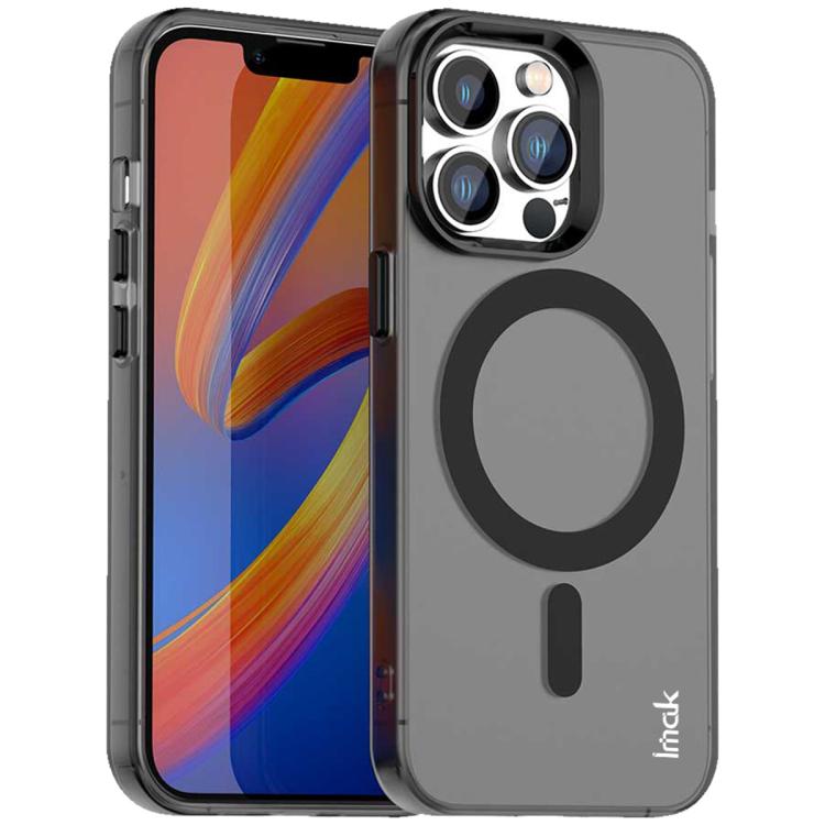 

For iPhone 14 Pro Max IMAK Candy Series Shockproof MagSafe Phone Case(Black)