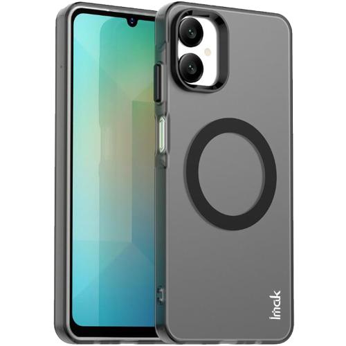 

For Samsung Galaxy A06 5G IMAK Chocolate Series TPU + PET MagSafe Phone Case(Black)