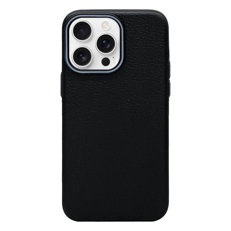 

For iPhone 14 Pro Litchi Texture TPU Phone Case(Black Grey)