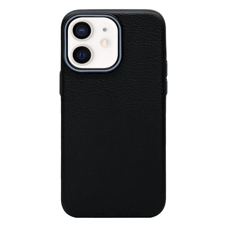 

For iPhone 11 Litchi Texture TPU Phone Case(Black Grey)