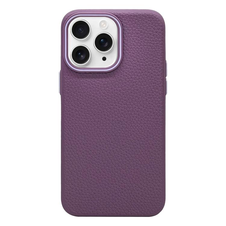 

For iPhone 11 Pro Litchi Texture TPU Phone Case(Purple)