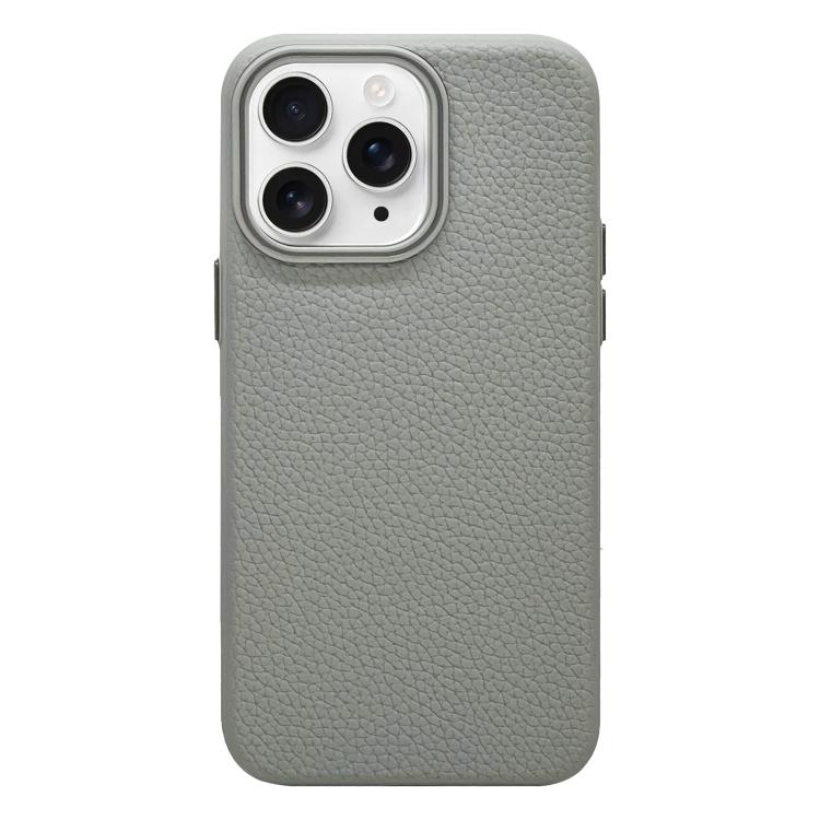 

For iPhone 11 Pro Litchi Texture TPU Phone Case(Grey)