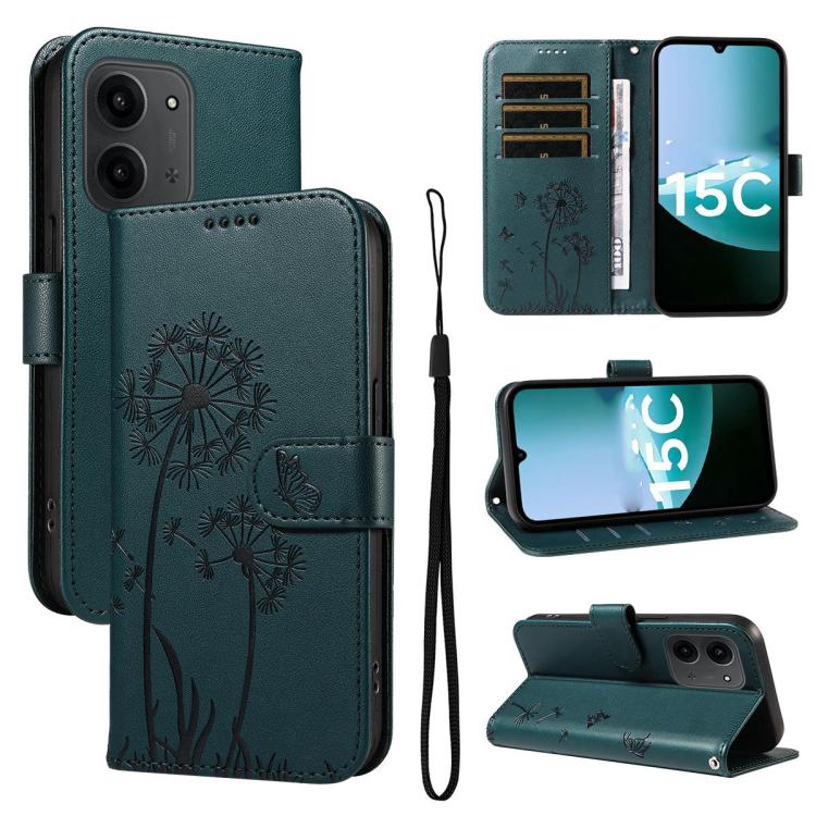 

For Redmi 15C 5G / 4G Global 171mm Dandelion Embossed Pattern Flip Leather Phone Case(Blue)