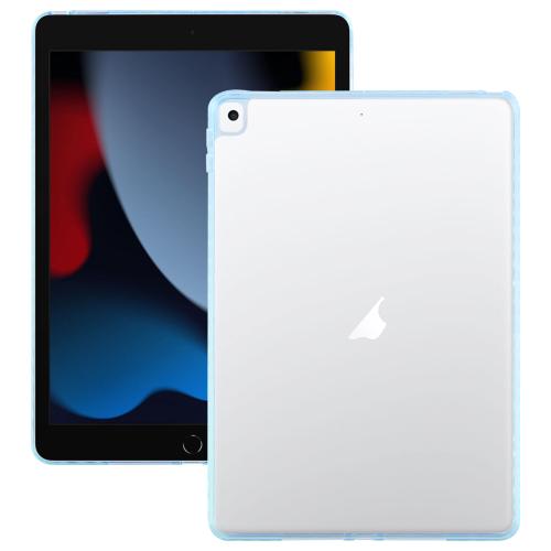 

For iPad 10.2 2021 / Air 10.5 2019 Color TPU Hybrid Clear Acrylic Tablet Case(Ice Blue)