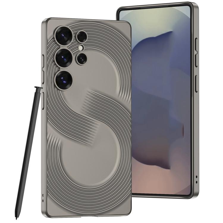 

For Samsung Galaxy S23 Ultra 5G GKK Big S Ultra-thin Phone Case, Without Pen(Titanium Gray)