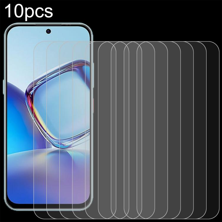 

For ZTE nubia V80 Design 10pcs 0.26mm 9H 2.5D Tempered Glass Film