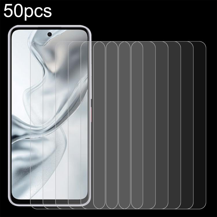 

For ZTE nubia S2 504ZT 50pcs 0.26mm 9H 2.5D Tempered Glass Film