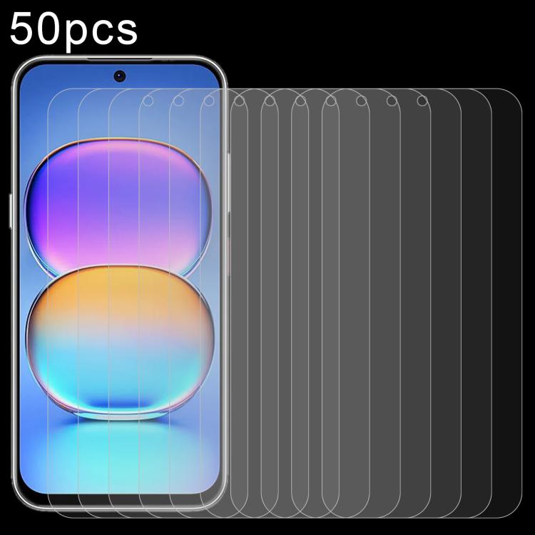 

For ZTE Blade V80 Pro 50pcs 0.26mm 9H 2.5D Tempered Glass Film
