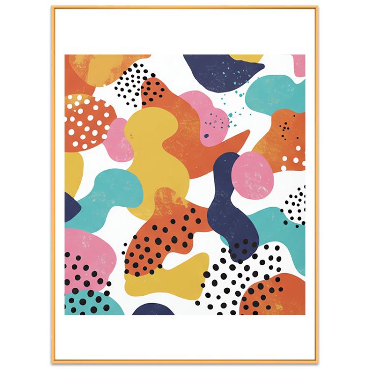 

Color Paradise Decorative Painting with Aluminum Alloy Frame Print On Your Demand, Size:15x20cm