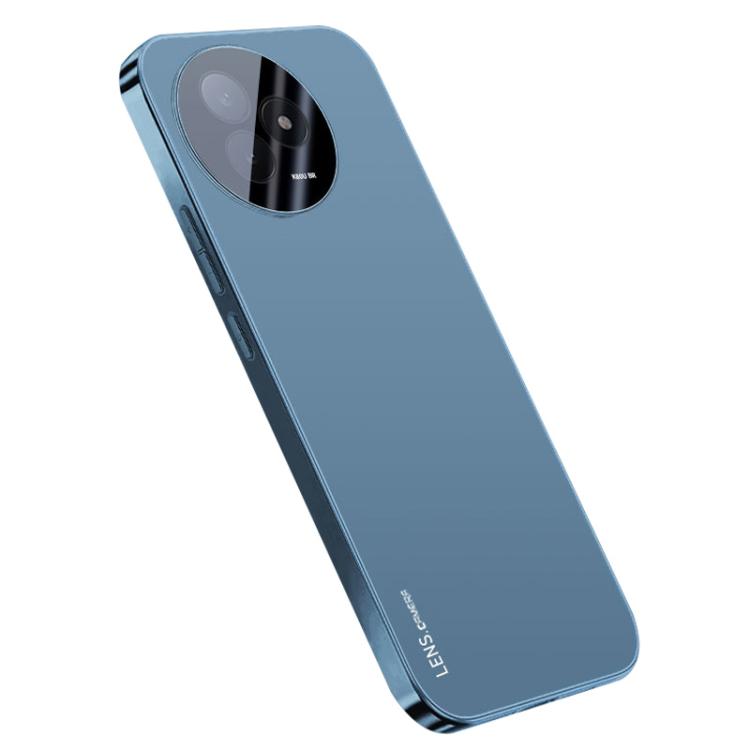 

For Redmi K80 Ultra AG Frosted Electroplating Acrylic Phone Case(Navy Blue)
