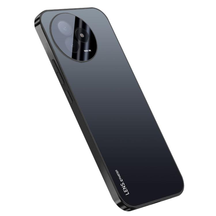 

For Redmi K80 Ultra AG Frosted Electroplating Acrylic Phone Case(Black)