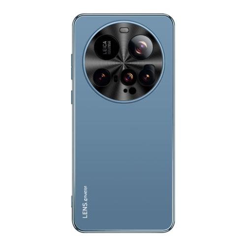 

For Xiaomi 15 Ultra AG Frosted Electroplating Acrylic Phone Case(Navy Blue)