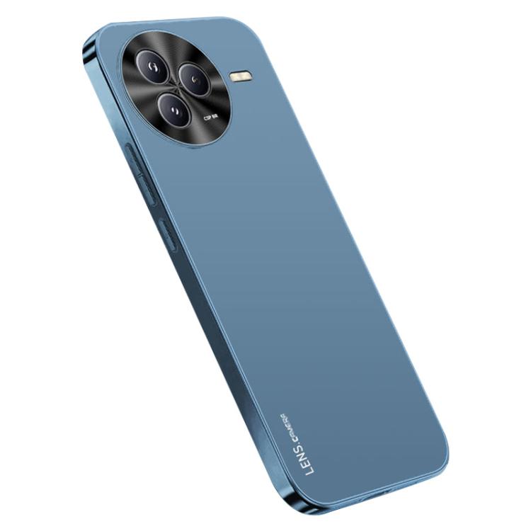

For Xiaomi Civi 5 Pro AG Frosted Electroplating Acrylic Phone Case(Navy Blue)